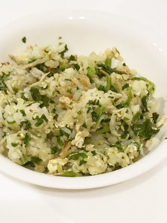 大根の葉っぱで☆青菜しらすチャーハン-レシピのメイン写真