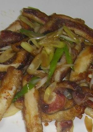 イカとネギの簡単料理-レシピのメイン写真