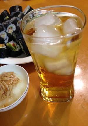 ご飯ものにも合う♪緑茶ハイ-レシピのメイン写真