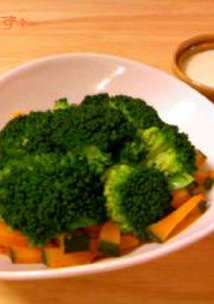 いろどり野菜のヨーグルトディップ-レシピのメイン写真
