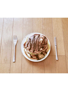 グラノーラ入り豆腐ホットケーキ-レシピのメイン写真