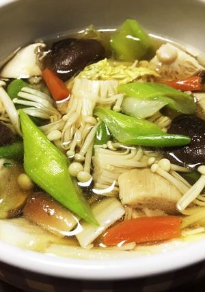 レンジで3分、お一人様スープ♪-レシピのメイン写真