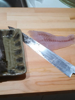 即席!簡単!お手軽!シーバスの昆布締め-レシピのメイン写真