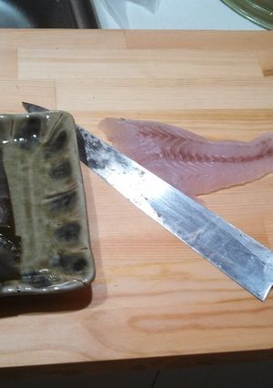 即席！簡単！お手軽！シーバスの昆布締め-レシピのメイン写真
