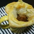 たっぷりキノコのパイ包みスープ