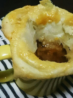 たっぷりキノコのパイ包みスープ-レシピのメイン写真
