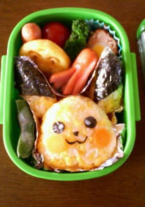 ピカチュウのお弁当（キャラ弁）-レシピのメイン写真