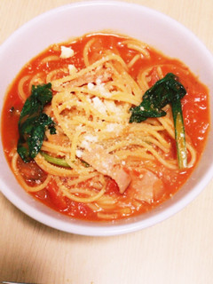 トマトスープパスタ-レシピのメイン写真