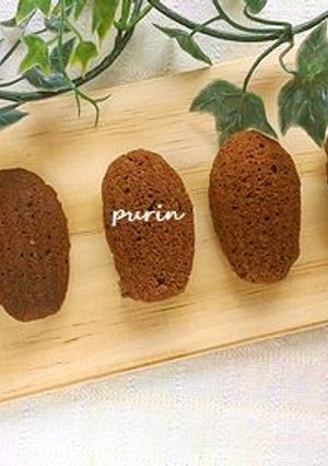 生おからdeノンオイルココアマドレーヌ-レシピのメイン写真