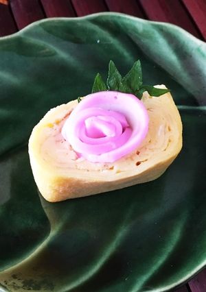簡単☆薔薇の玉子焼き-レシピのメイン写真