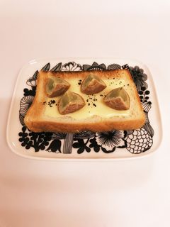 ❁ほろ苦♡お饅頭チーズトースト❁-レシピのメイン写真