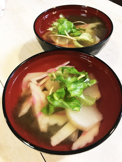 海苔巻きのおとも☆お吸い物-レシピのメイン写真