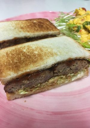 みんな大好き！ミニハンバーグサンド-レシピのメイン写真