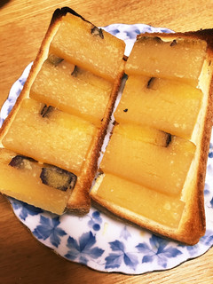 ほっこり焼き芋仕立て☆芋ようかんトースト-レシピのメイン写真