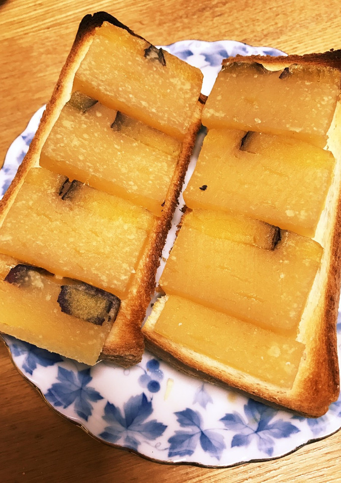 ほっこり焼き芋仕立て☆芋ようかんトースト-レシピのメイン写真