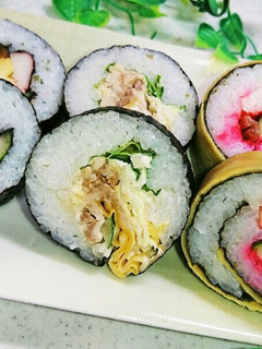 *三種の巻き寿司*-レシピのメイン写真
