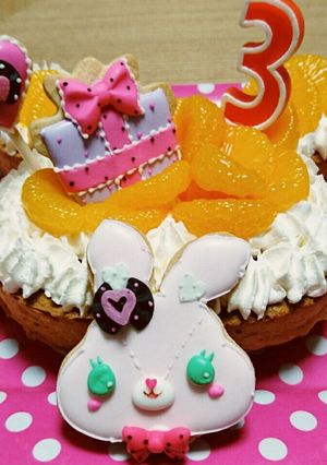 お誕生日ケーキ..._〆(゜▽゜*)-レシピのメイン写真