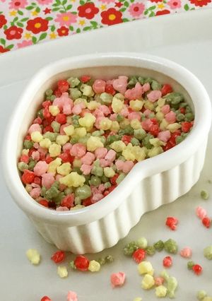 あると便利♡手作り♡3色ぶぶあられ-レシピのメイン写真