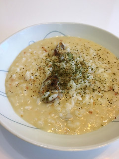 残りご飯でリゾット☆パスタソースリメイク-レシピのメイン写真