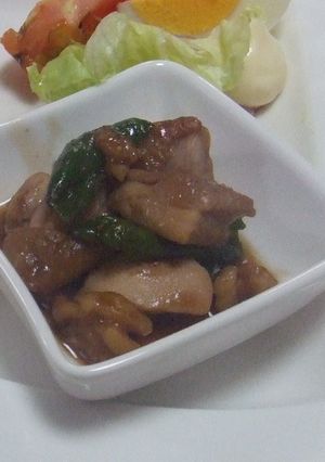 鶏肉とピーマンとナッツで中華風生姜あん-レシピのメイン写真