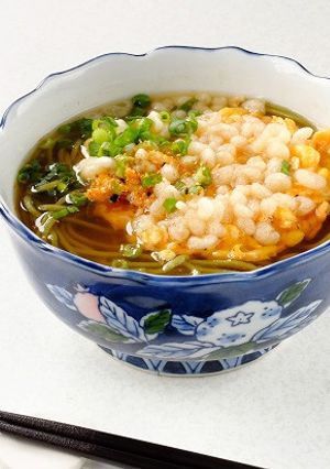 レンジで簡単☆海老天風玉子そば！-レシピのメイン写真