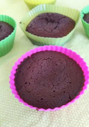 ビターなチョコカップケーキ-レシピのメイン写真