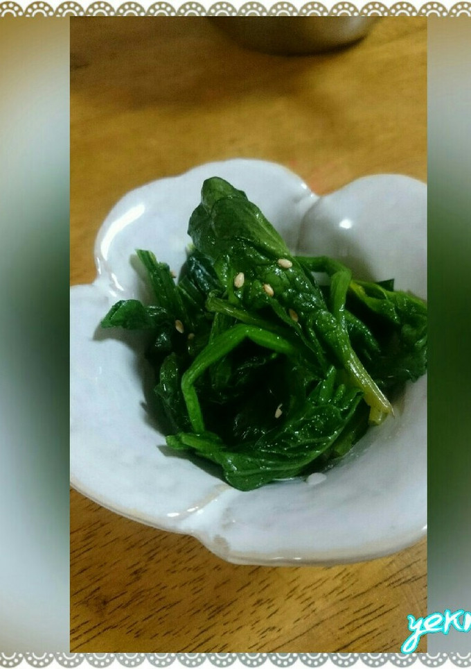 ～ほうれん草のおひたし～-レシピのメイン写真