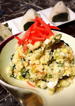 お漬物を使ったポテトサラダ-レシピのメイン写真
