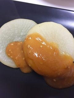 レンジで作る簡単味噌ダレ♥ふろふき大根-レシピのメイン写真