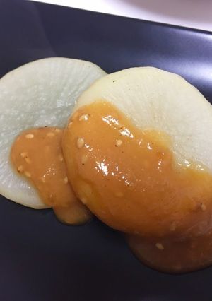 レンジで作る簡単味噌ダレ♥ふろふき大根-レシピのメイン写真