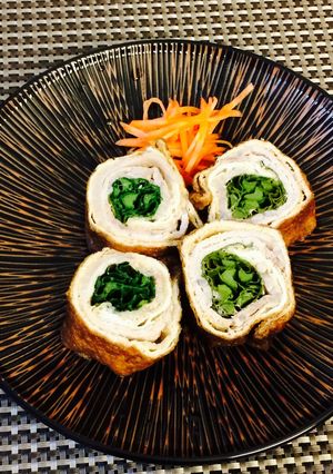 豚ロース油揚げ巻き巻き-レシピのメイン写真