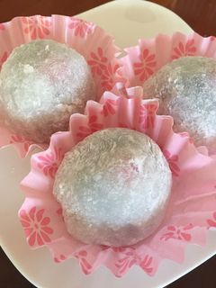 白玉粉で簡単♪いちご大福♡-レシピのメイン写真