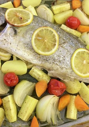 白身魚と野菜のオーブン焼き☆トルコ-レシピのメイン写真