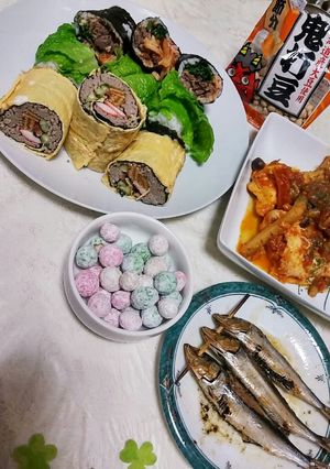 ☺節分♦恵方巻3種類☺-レシピのメイン写真