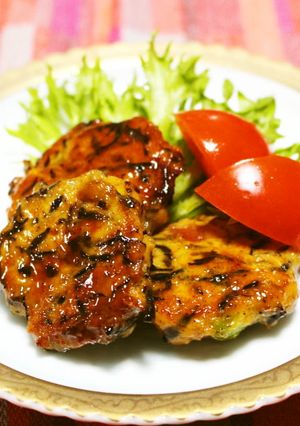 お弁当のおかず★ひじきの煮物入り鶏バーグ-レシピのメイン写真