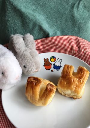 うさぎのアップルパイ-レシピのメイン写真