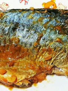 骨まで食す、サバの味噌煮♪-レシピのメイン写真