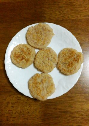 離乳食完了期 豆腐とマグロのハンバーグ-レシピのメイン写真