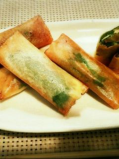 ☆大葉とエビマヨチーズ春巻き☆-レシピのメイン写真