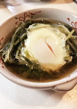 超簡単！！水菜と卵の煮もの。-レシピのメイン写真