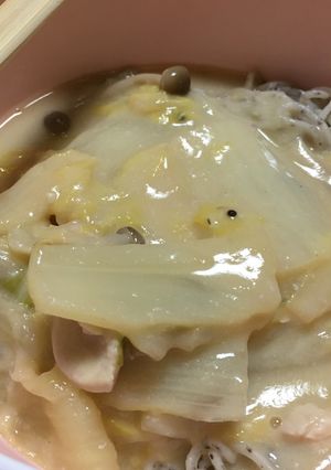 白菜と鶏肉のヘルシークリーム煮-レシピのメイン写真