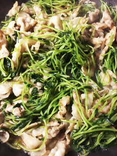 豆苗と豚バラのくたくた炒め☆-レシピのメイン写真