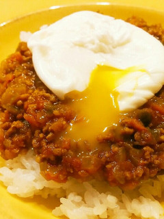 野菜たっぷりキーマカレー!ポーチドエッグ-レシピのメイン写真