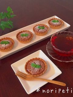簡単♡ベイクド チョコチーズタルト♡-レシピのメイン写真