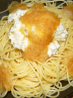 豆腐とじゃこネギ、大根おろしの和風パスタ-レシピのメイン写真