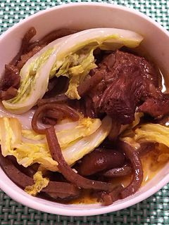 牛すじ肉のすき焼き風赤ワイン煮-レシピのメイン写真