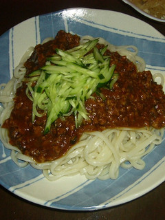 赤味噌でジャージャーうどん-レシピのメイン写真