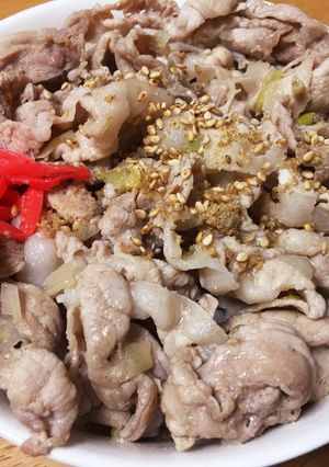 ♪極旨ねぎ塩豚丼♪-レシピのメイン写真