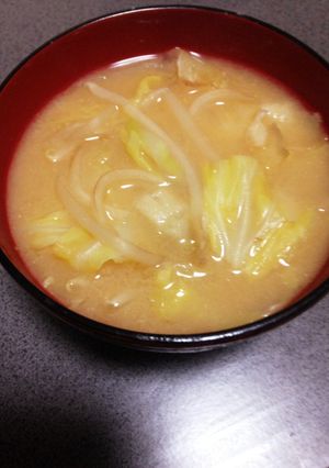ヘルシー★野菜のみそ汁-レシピのメイン写真