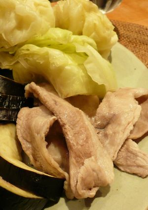 超簡単!野菜を食べる蒸し豚-レシピのメイン写真